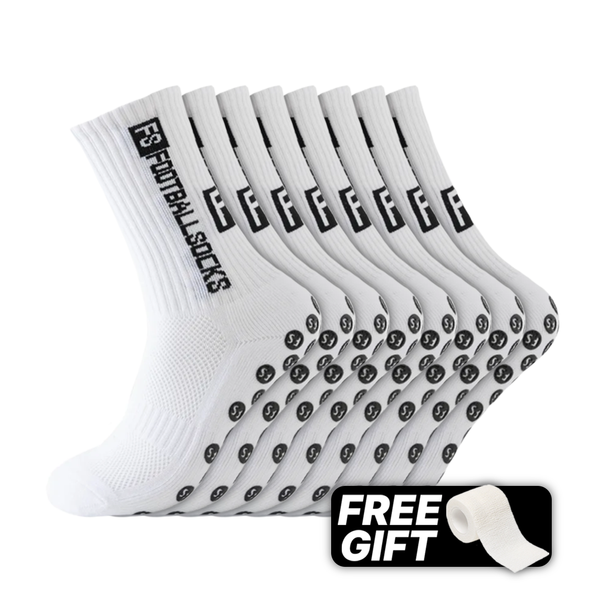 4Pack Anti-Slip Socks