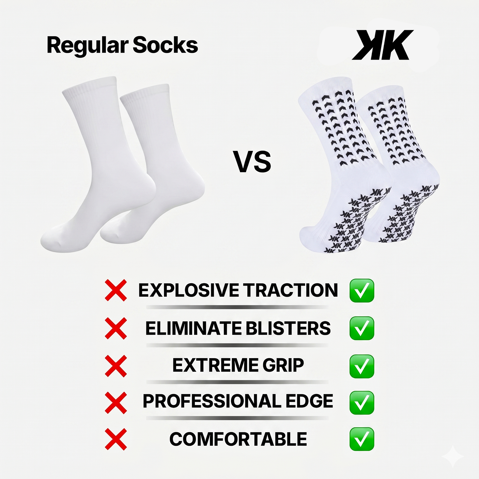 Performance Grip Socks 2.0 - Black